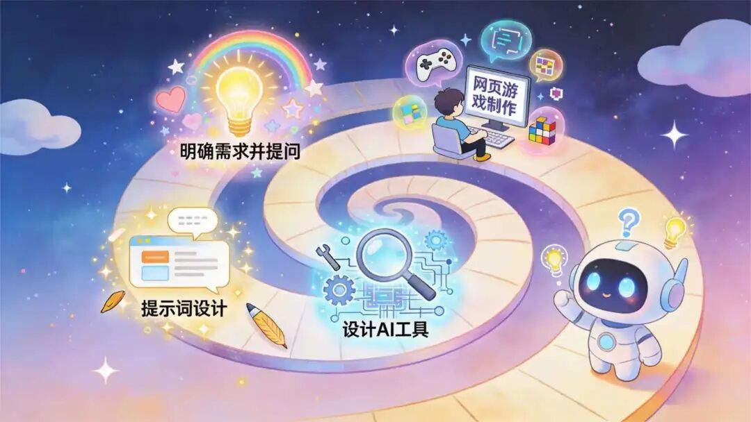 甚至不用写提示词！揭秘我是如何用AI设计让学生上瘾的复习网页游戏的