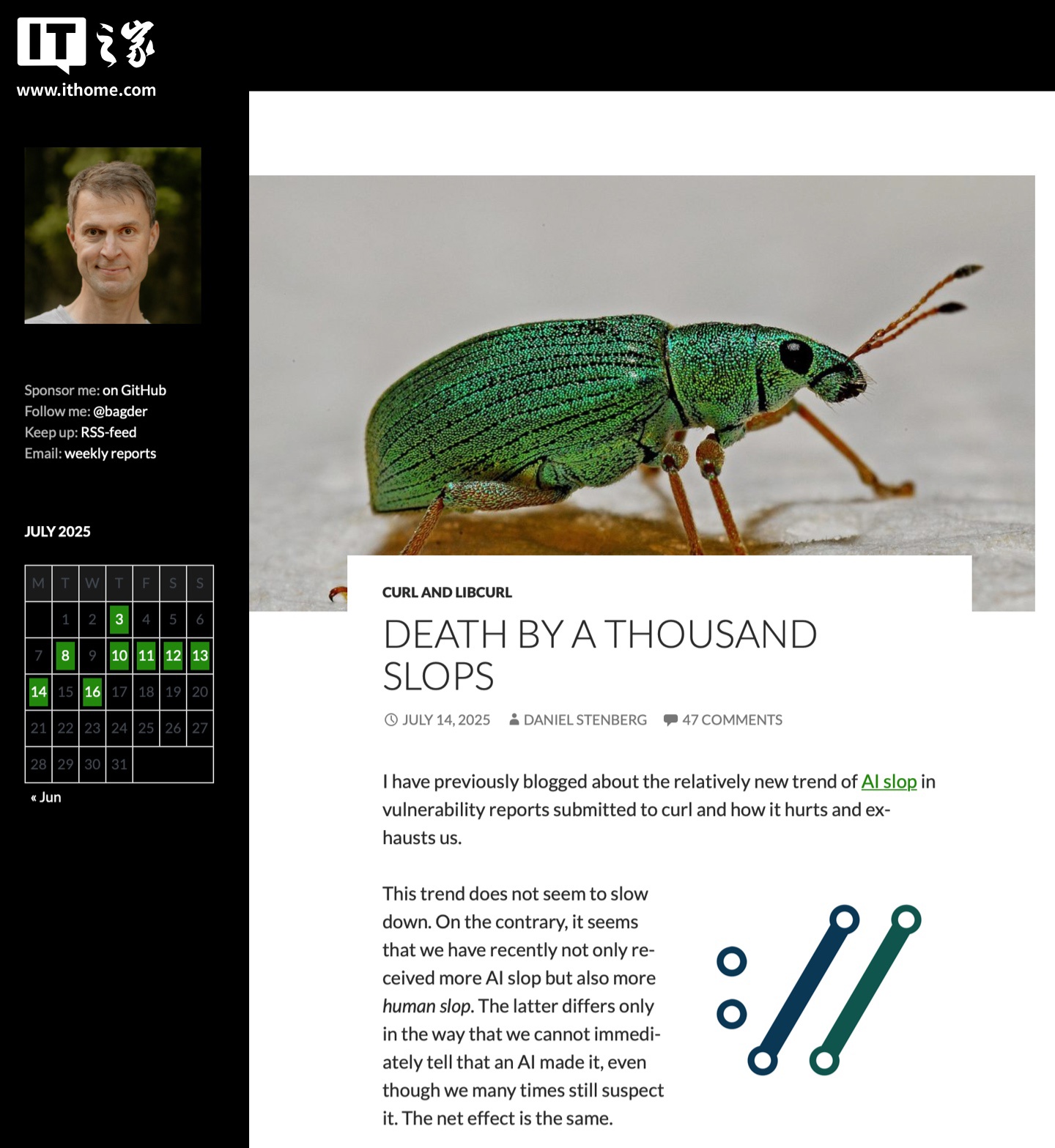 因被 AI 生成的虚假漏洞报告轰炸，开源网络工具 cURL 宣布本月底停止提供安全赏金