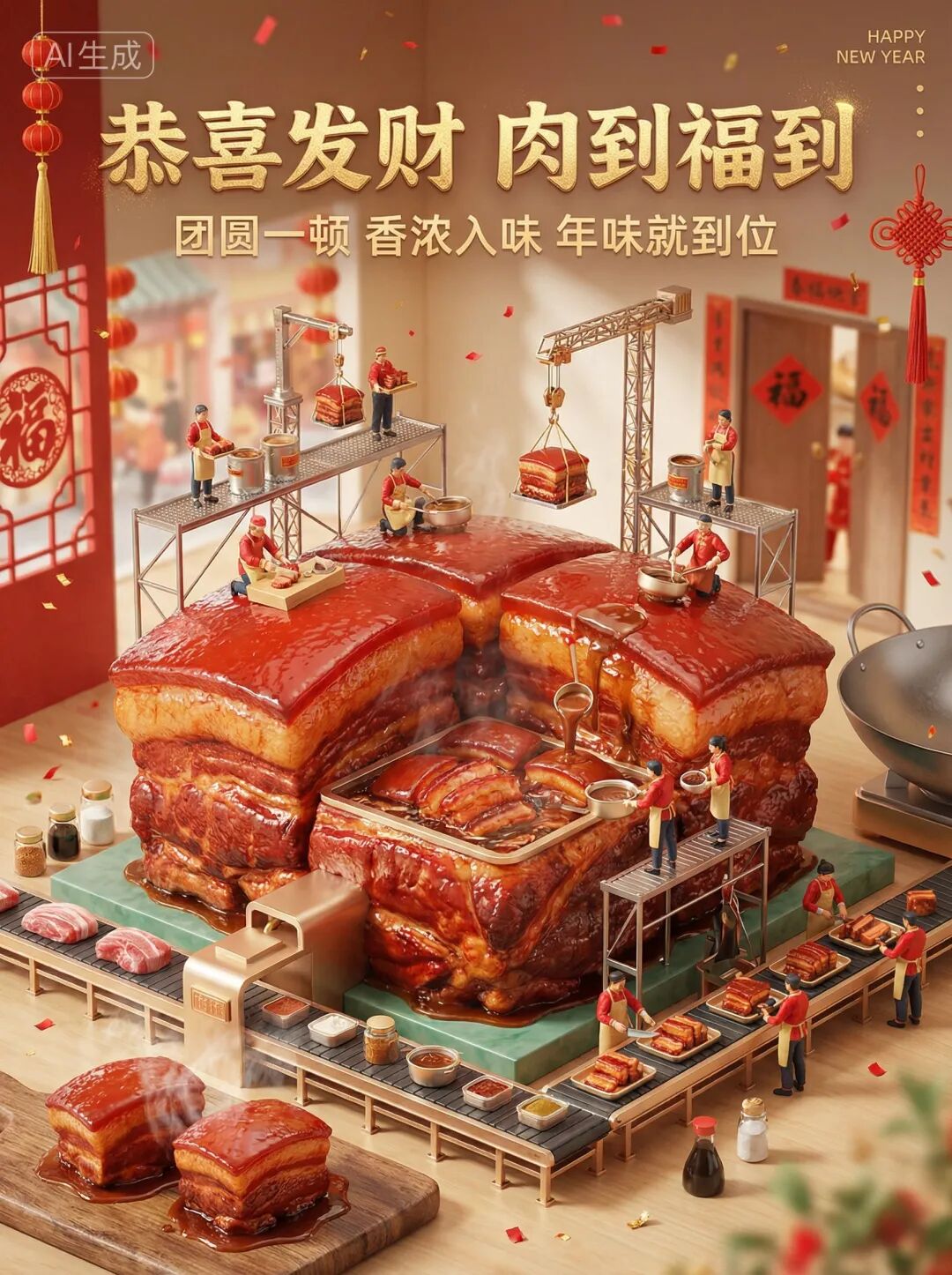 Banana2新上5个新年玩法，我用Lovart国内版全复刻了