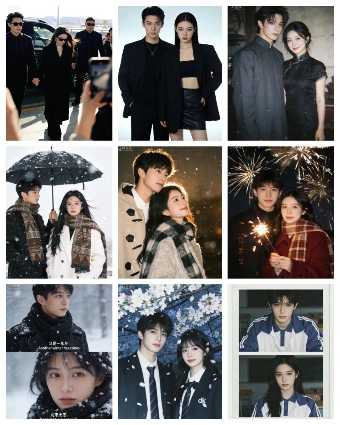 【豆包AI】一键生成情侣AI写真（附9套提示词）