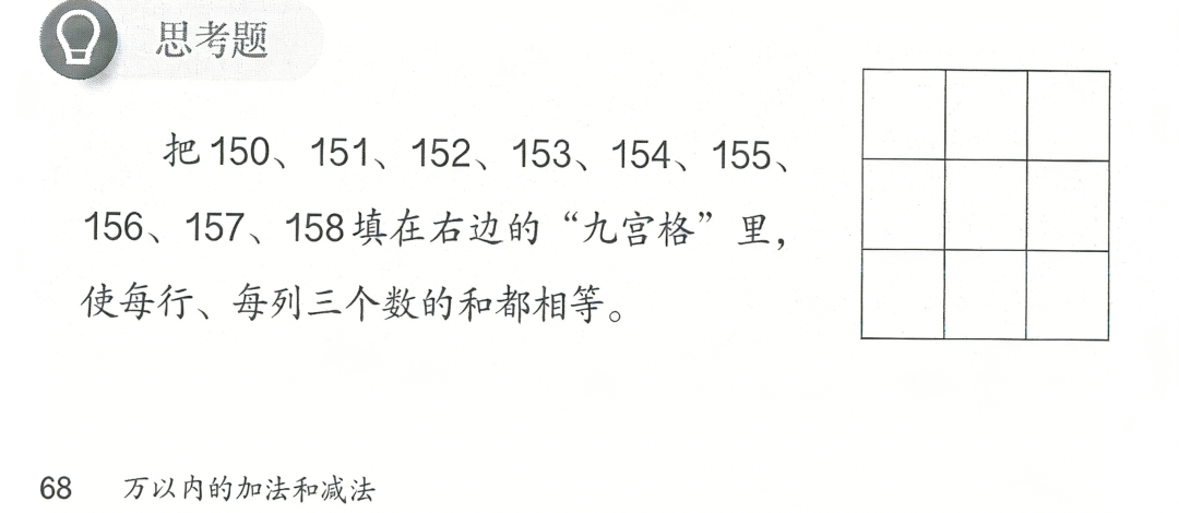 AI应用｜九宫格填数——每行每列三个数的和都相等.html（附制作思路）