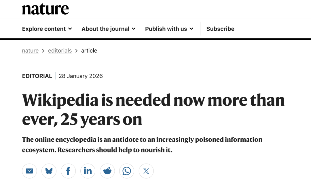 伟大的维基百科25周岁了，让我们通过一组数据进一步了解这25年的发展