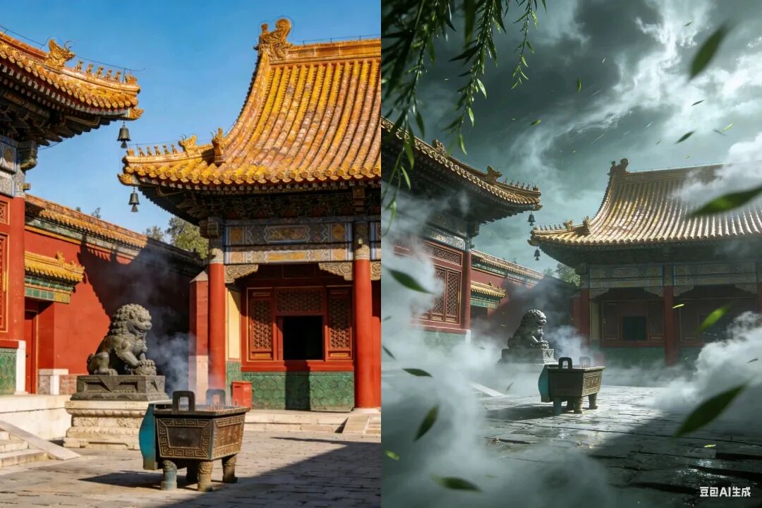 豆包太权威了，废图秒变CG大片（附8组提示词）