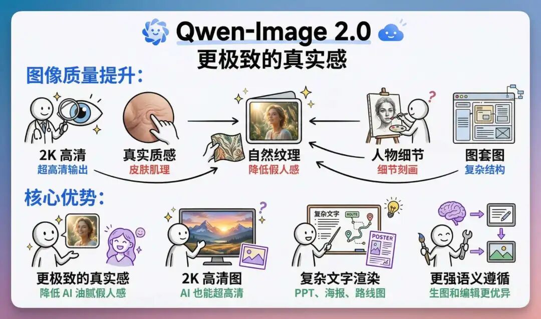 阿里 Qwen-Image-2.0 来了，首测 14 大落地场景，国产 AI 终于搞定了中文渲染痛点？