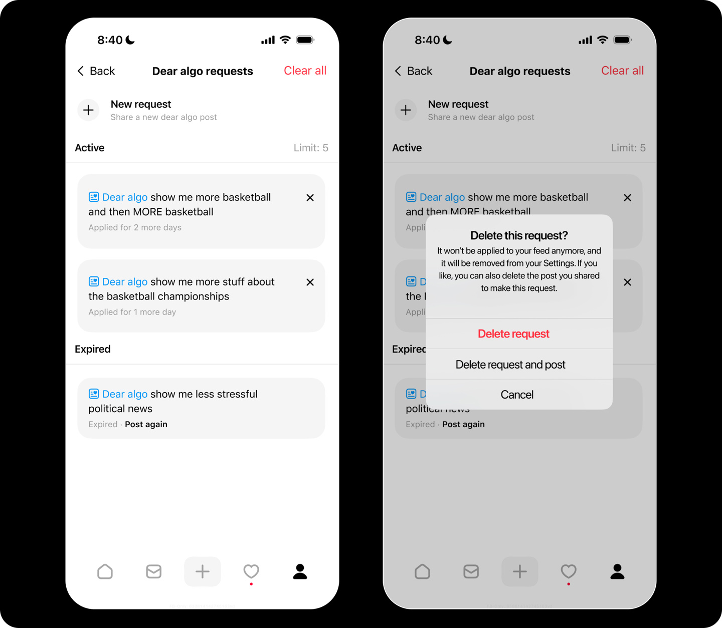 Threads 推出 Dear Algo 功能：用户可借助 AI 自定义信息流推送内容
