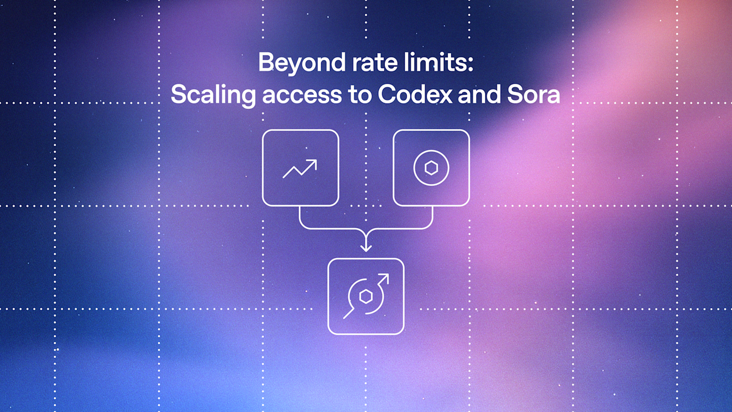 OpenAI 升级 Codex、Sora 计费系统，避免触发限制“强制拉闸”