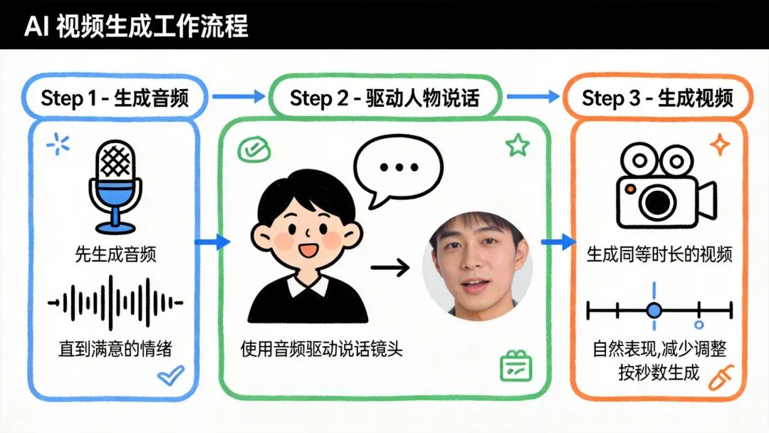 AI视频有了音画同步后，我想看看语音合成能不能活下来