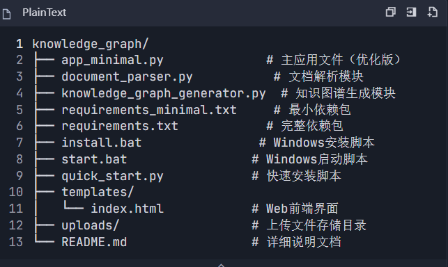 用trae自动开发一个知识图谱生成器
