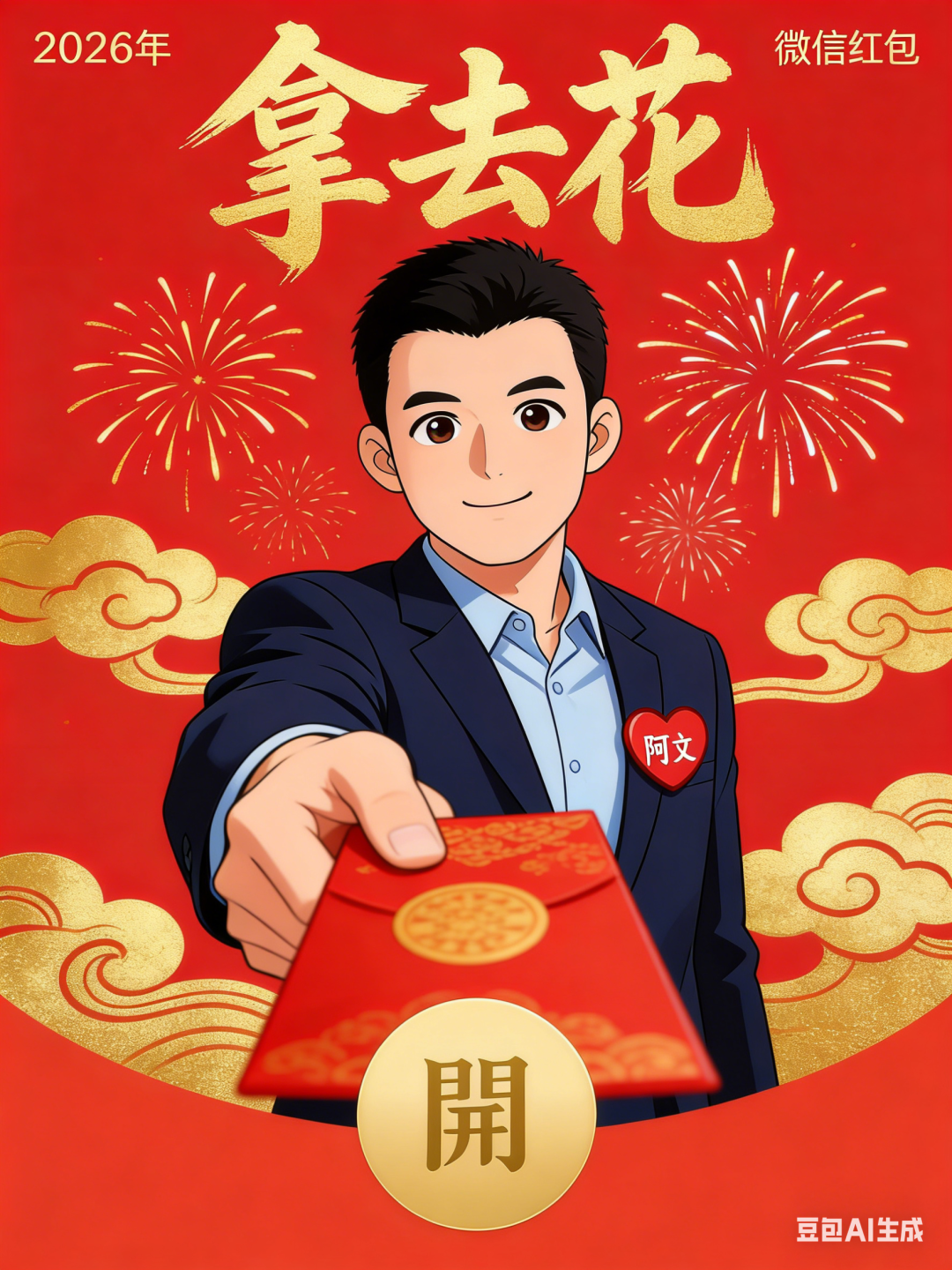 百度开工红包火了：李彦宏“分身”发钱，最高2026元！网友：现在入职还来得及吗？