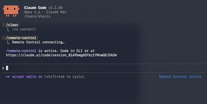 Claude Code更新，你终于可以随时随地在手机上Vibe Coding了。