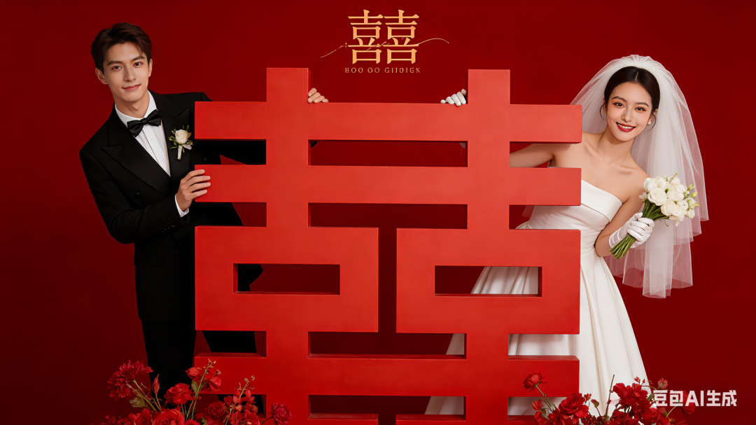 【豆包AI】一键生成新人婚纱照（附8套婚纱风格提示词）