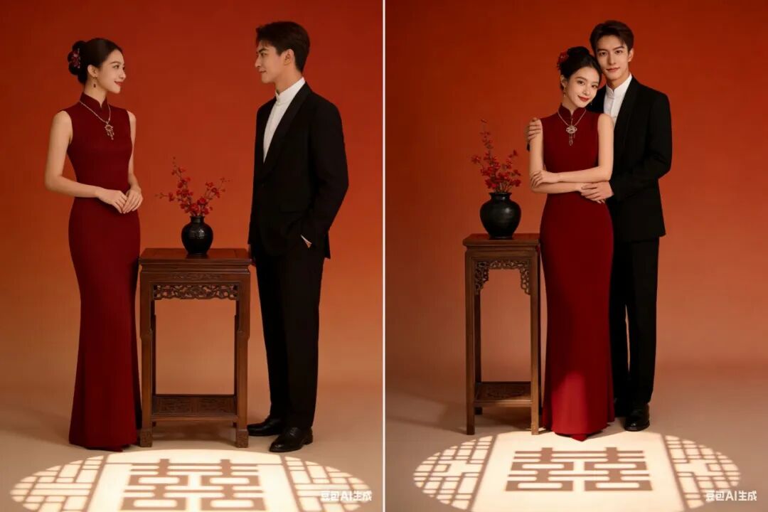 【豆包AI】一键生成新人婚纱照（附8套婚纱风格提示词）