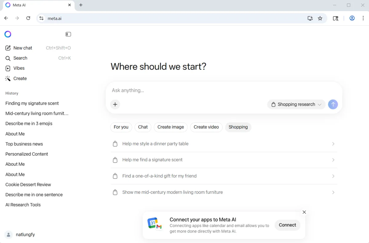 Meta 测试 AI 聊天机器人购物功能，对标 ChatGPT 与 Gemini