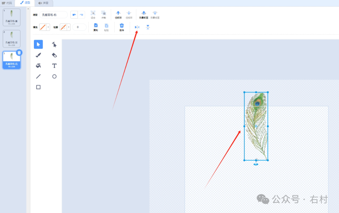 Scratch-孔雀开屏