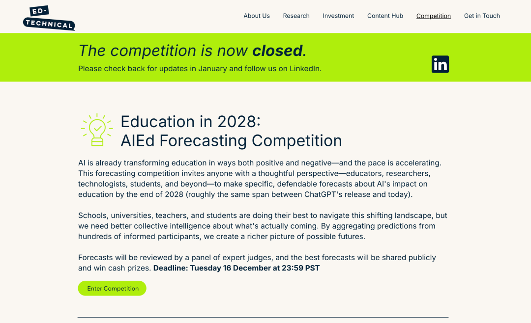 到 2028年，教师会将多少百分比的非人际教师活动（课程计划、评分和家长沟通）常规地委托给人工智能系统？来看看5个大模型