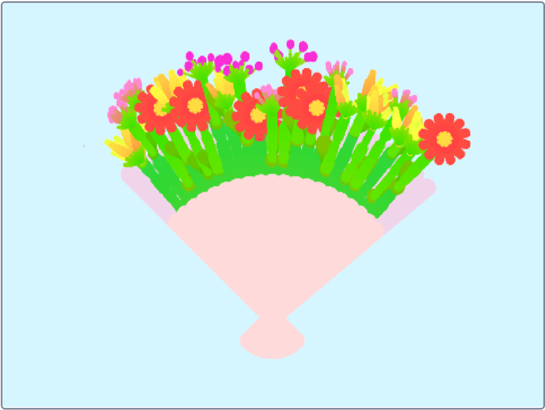 Scratch编程献礼妇女/女神节｜用代码画出永不凋谢的浪漫，祝妈妈/她永远美丽如花！