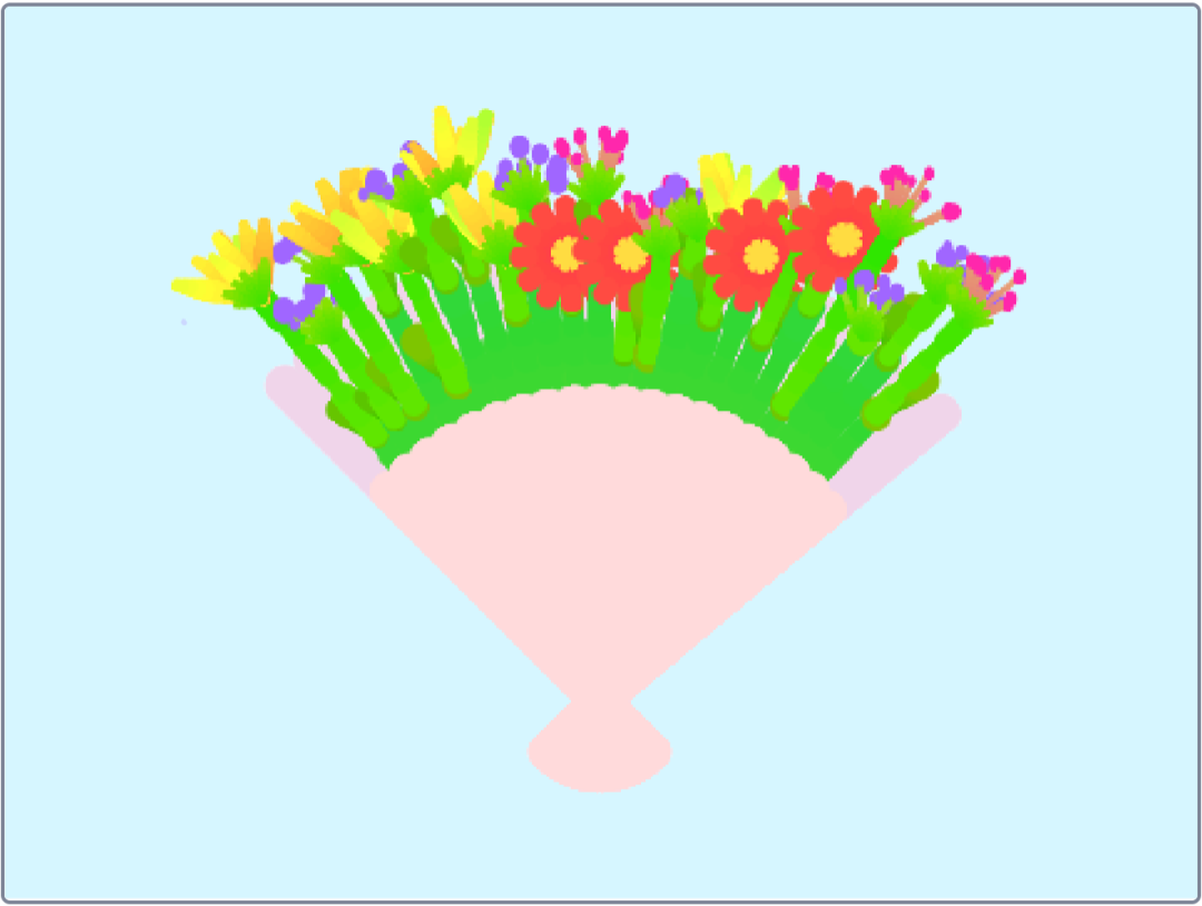 Scratch编程献礼妇女/女神节｜用代码画出永不凋谢的浪漫，祝妈妈/她永远美丽如花！