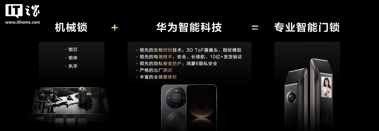 华为智能门锁 M2 官宣即将上市：AI 指纹解锁，4 年维保