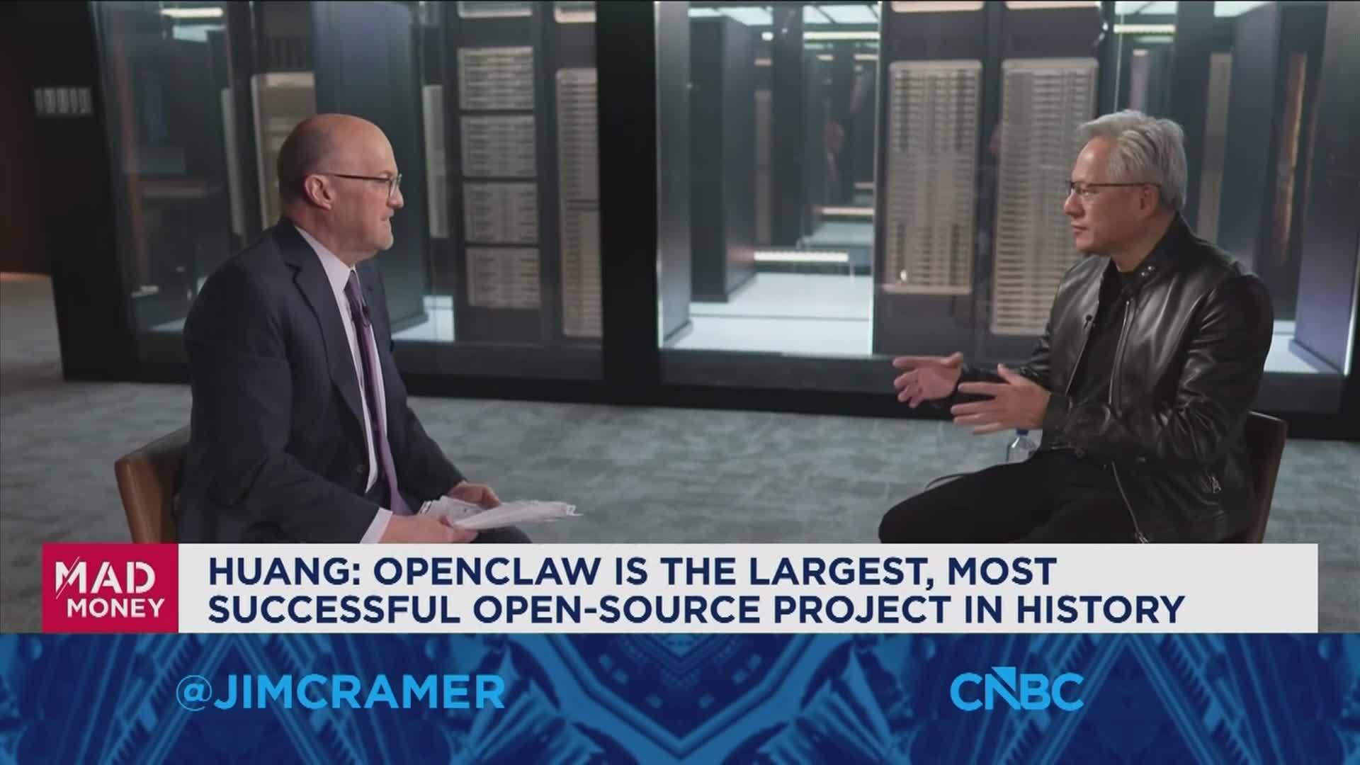 英伟达黄仁勋：“龙虾”OpenClaw 是人类史上最成功开源项目，绝对是下一个 ChatGPT