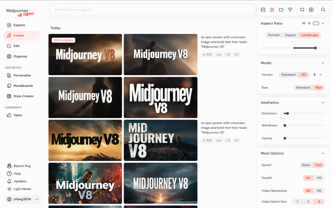Midjourney V8 被骂惨了，但我反而更想继续用它