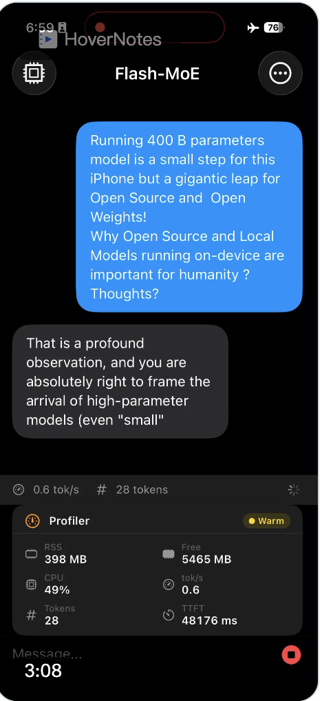 iPhone 17 Pro 演示运行400B大模型，移动端AI要变天？
