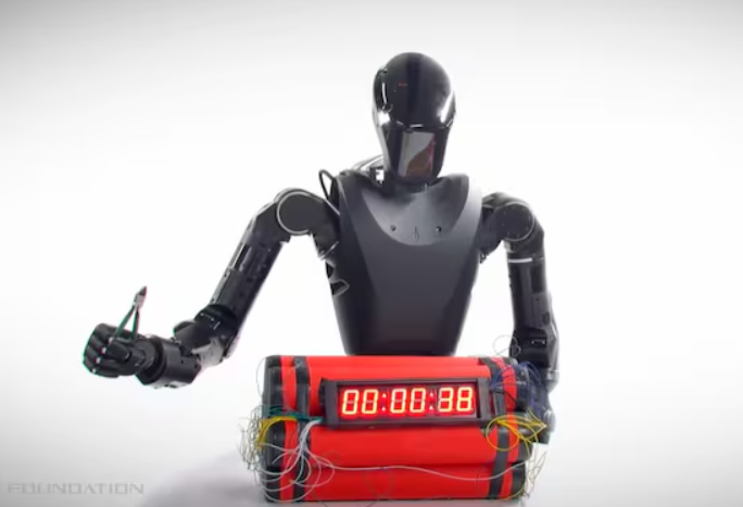 AI 士兵崛起？俄乌战场惊现持枪人形机器人