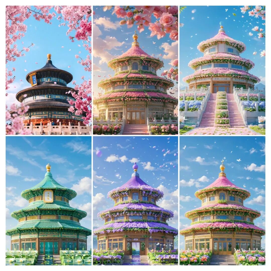 手把手教你，用AI做春日建筑开花视频（保姆级教程）