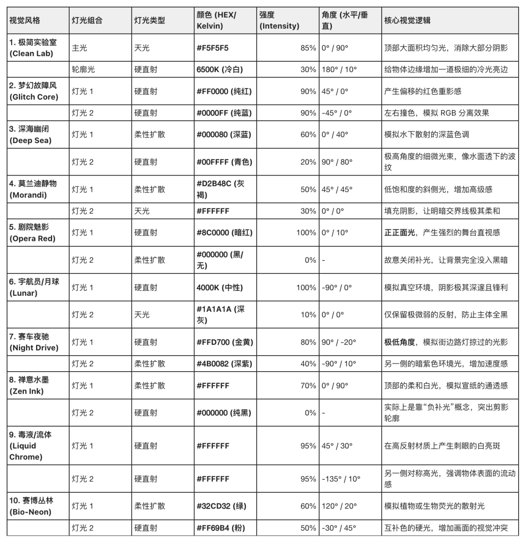 只提升清晰度已经不够用了，AI生图质感差距的秘诀就在打光