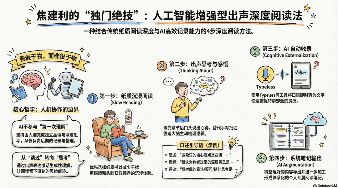 焦建利的读门绝技：人工智能增强型出声深度阅读法。我用这个标题，你不会打我吧？！