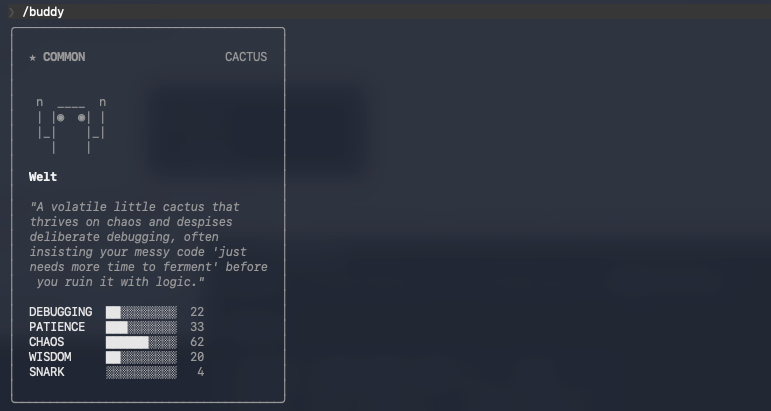 Claude Code宠物系统悄悄上线，我把白板刷成了金色传说。