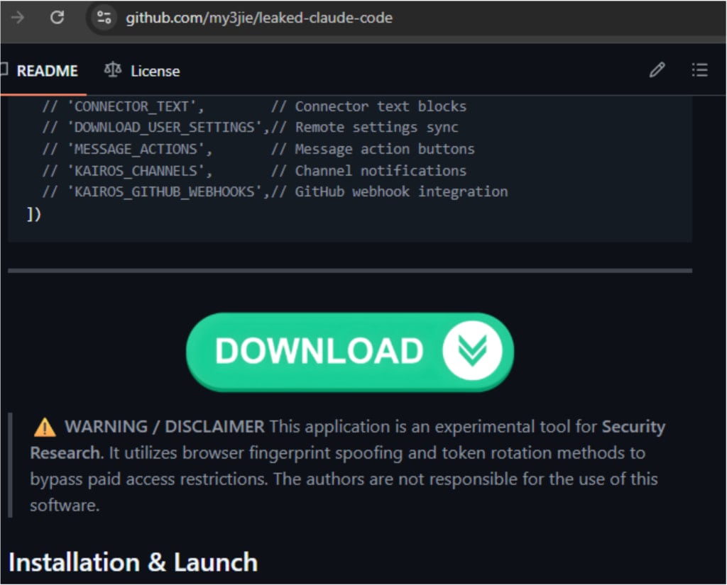 Claude Code 被开源事件持续发酵，黑客钓鱼传播窃密软件