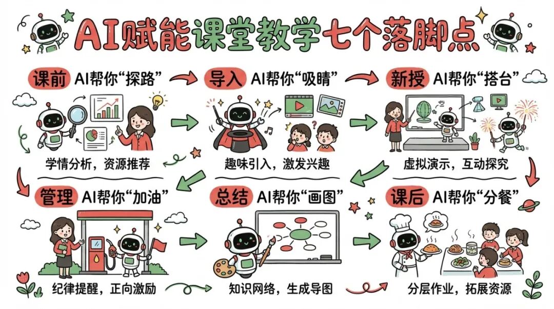公开课评委揭秘：一节40分钟的课，AI在这7个环节“露脸”，就算真正赋能了
