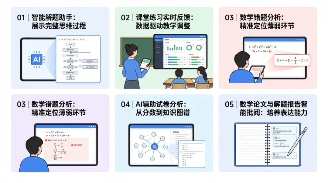 AI赋能数学课堂：20种创新应用方法全解析