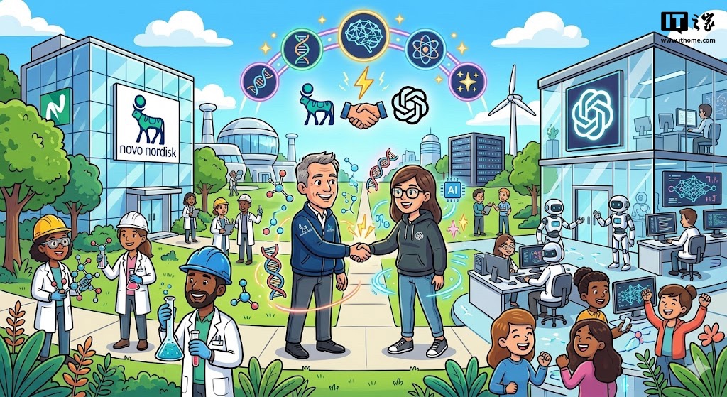 AI 加速药物研发：生物制药公司诺和诺德宣布与 OpenAI 建立战略合作伙伴关系