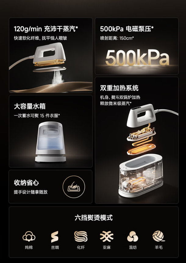 小米米家熨烫机 2 开启预售：500kPa 电磁泵压，售 599 元
