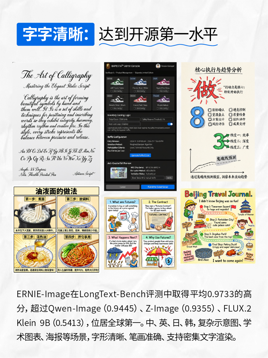 百度文心开源文生图模型 ERNIE-Image：消费级显卡搞定顶级渲染、高密度文本绘图