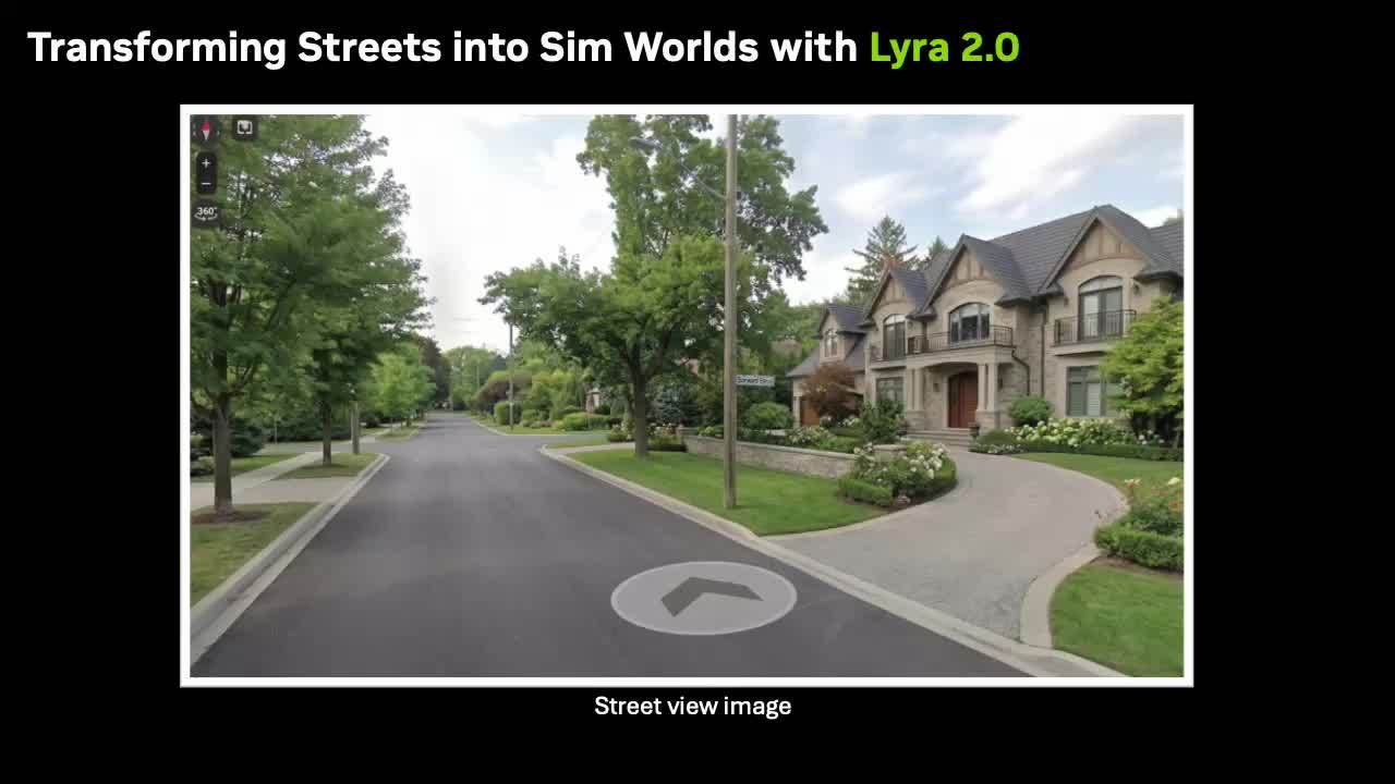 英伟达发布 Lyra 2.0：单张照片 AI 生成 90 米 3D 场景，仿真训练机器人提速