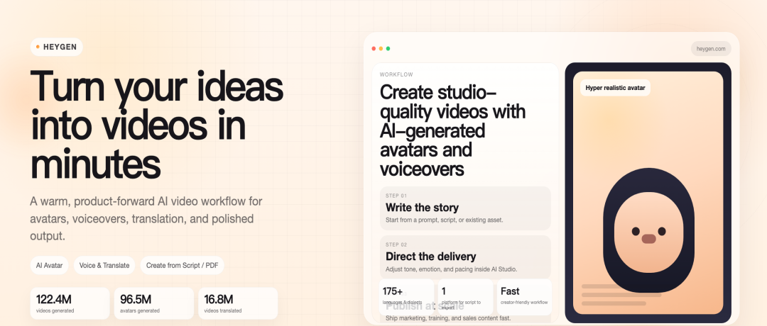 实测丨HeyGen开源HyperFrames，让AI Agent用HTML做视频