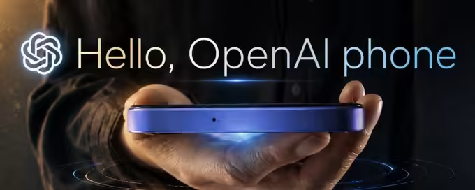 郭明錤：OpenAI 首款 AI Agent 手机目标最快于 2027 年上半年量产，预计采用天玑 9600 定制版本