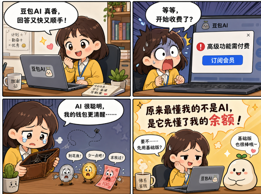当豆包开始收费，我们该怎么看AI赋能教育这件事