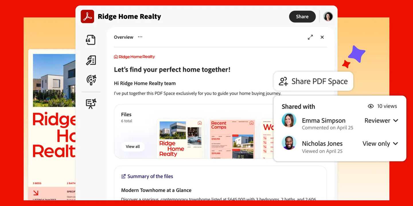 Adobe Acrobat 发布 PDF Spaces：静态文档秒变 AI 交互工作空间