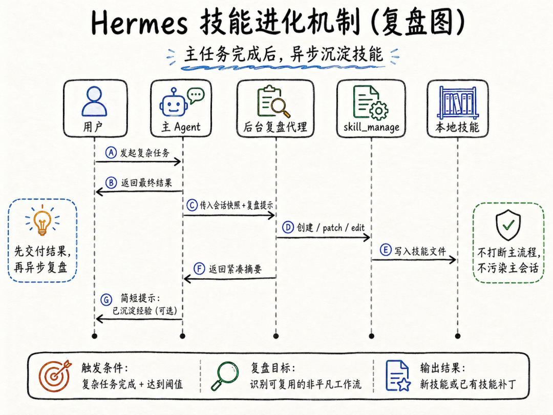 Agent 会自己长出技能？聊聊 Hermes 的技能进化机制