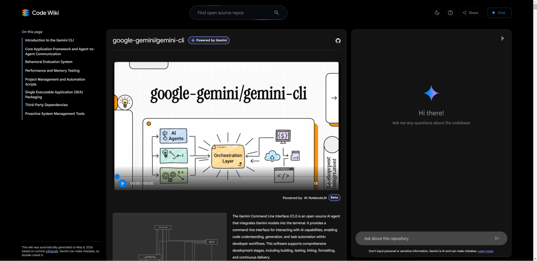 Google突然放大招！Code Wiki让你5分钟搞懂一个百万行代码的开源项目