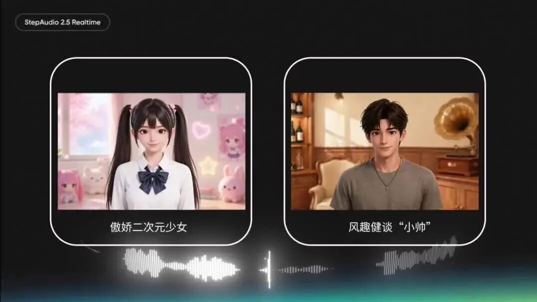 阶跃星辰发布新一代实时语音大模型 StepAudio 2.5 Realtime，支持情绪感知与人设自定义