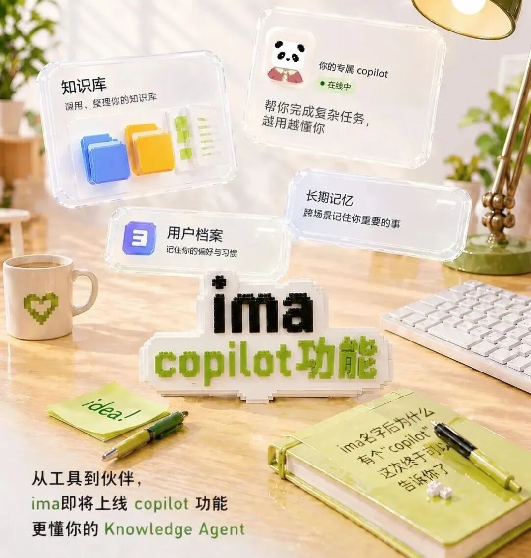 腾讯ima | copilot: 埋藏了一年多的伏笔？（首个知识 Agent实测体验）