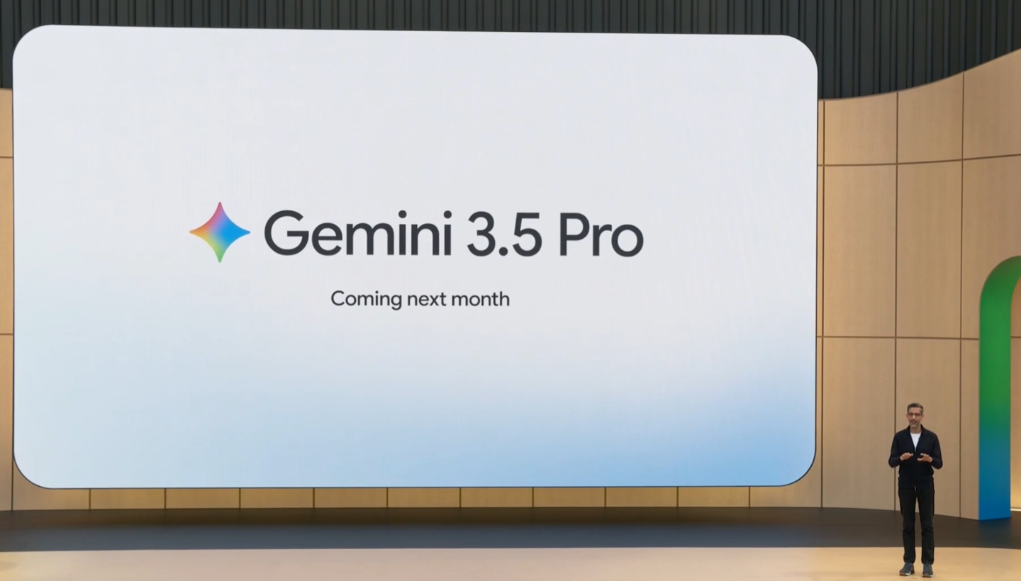 谷歌 Gemini 3.5 Pro 模型官宣下月登场：已在内部使用，进步超强