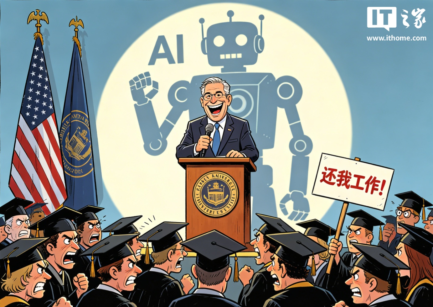 科技大佬高校演讲，一谈 AI 就被毕业生喝倒彩？谷歌 CEO 皮查伊自称“很乐观”