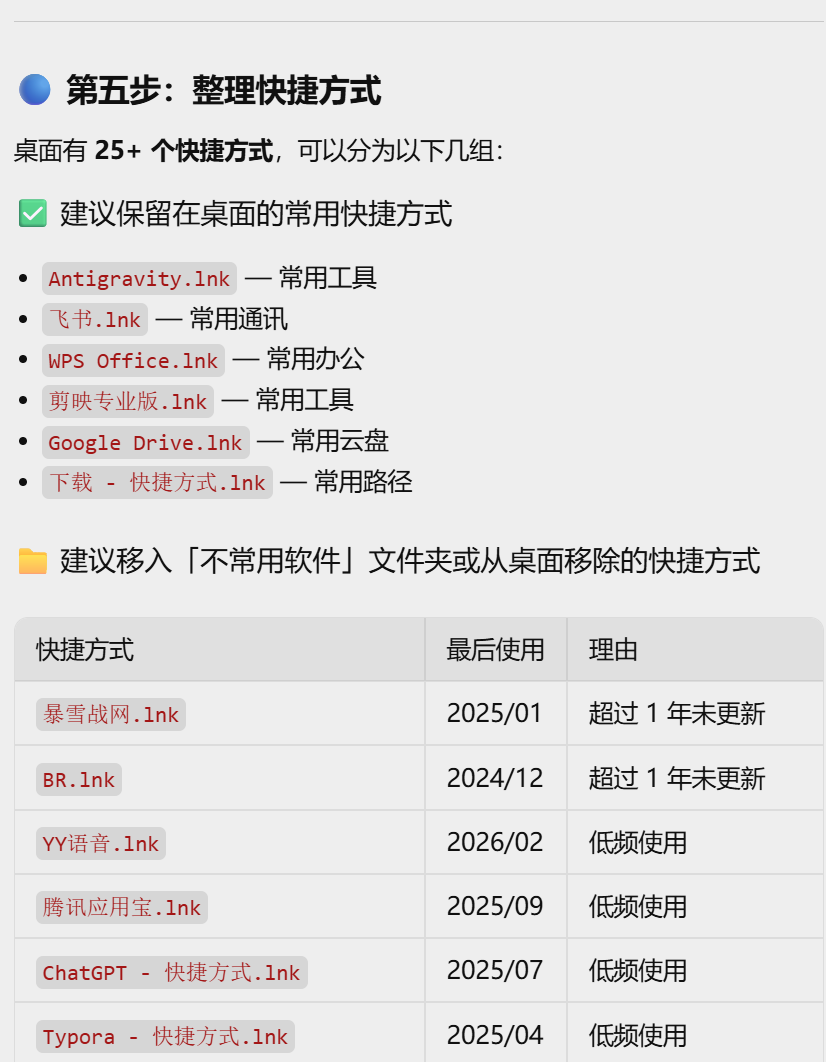 AI清理磁盘，一点都不手软