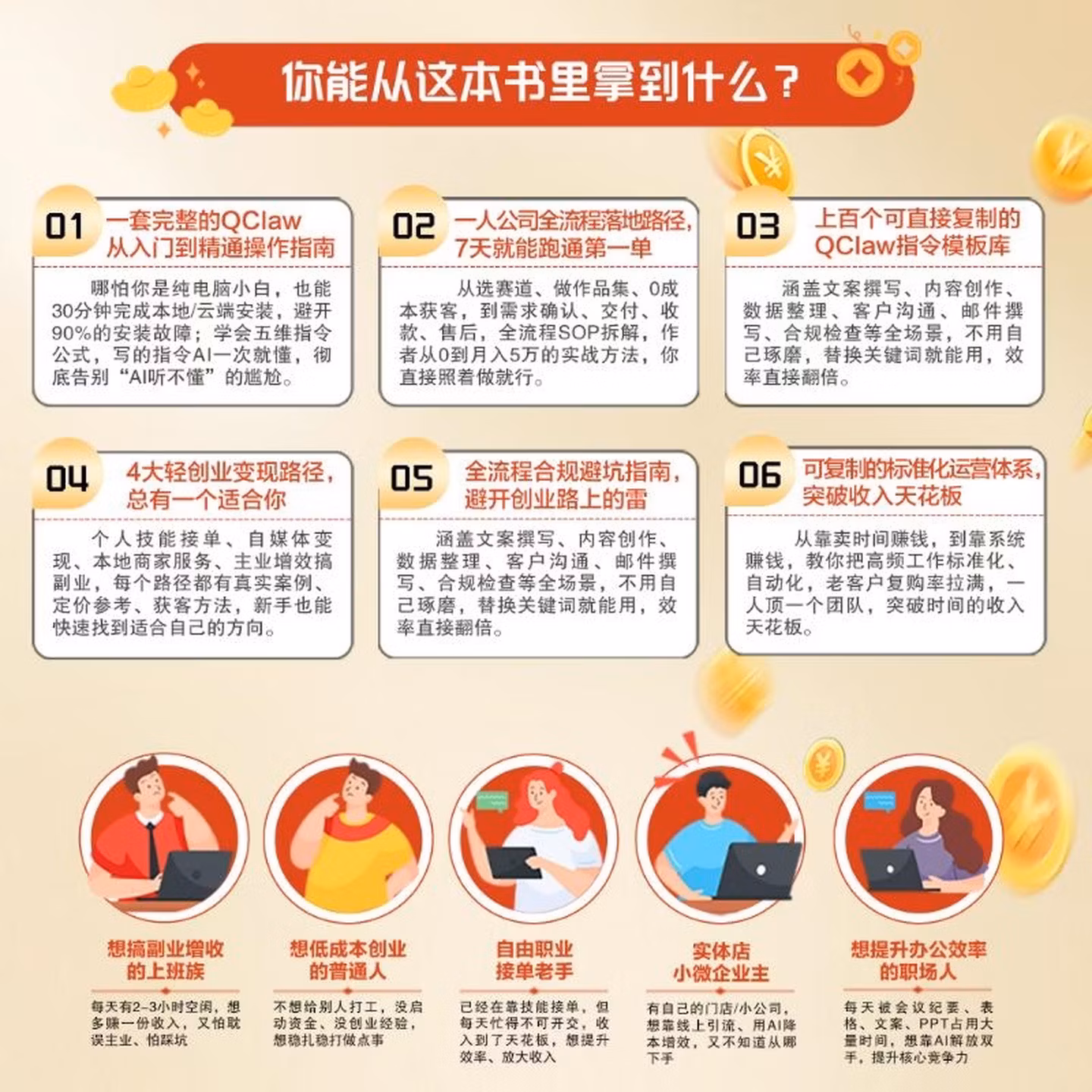 《QClaw实战指南：零基础安全赚钱的一人公司》