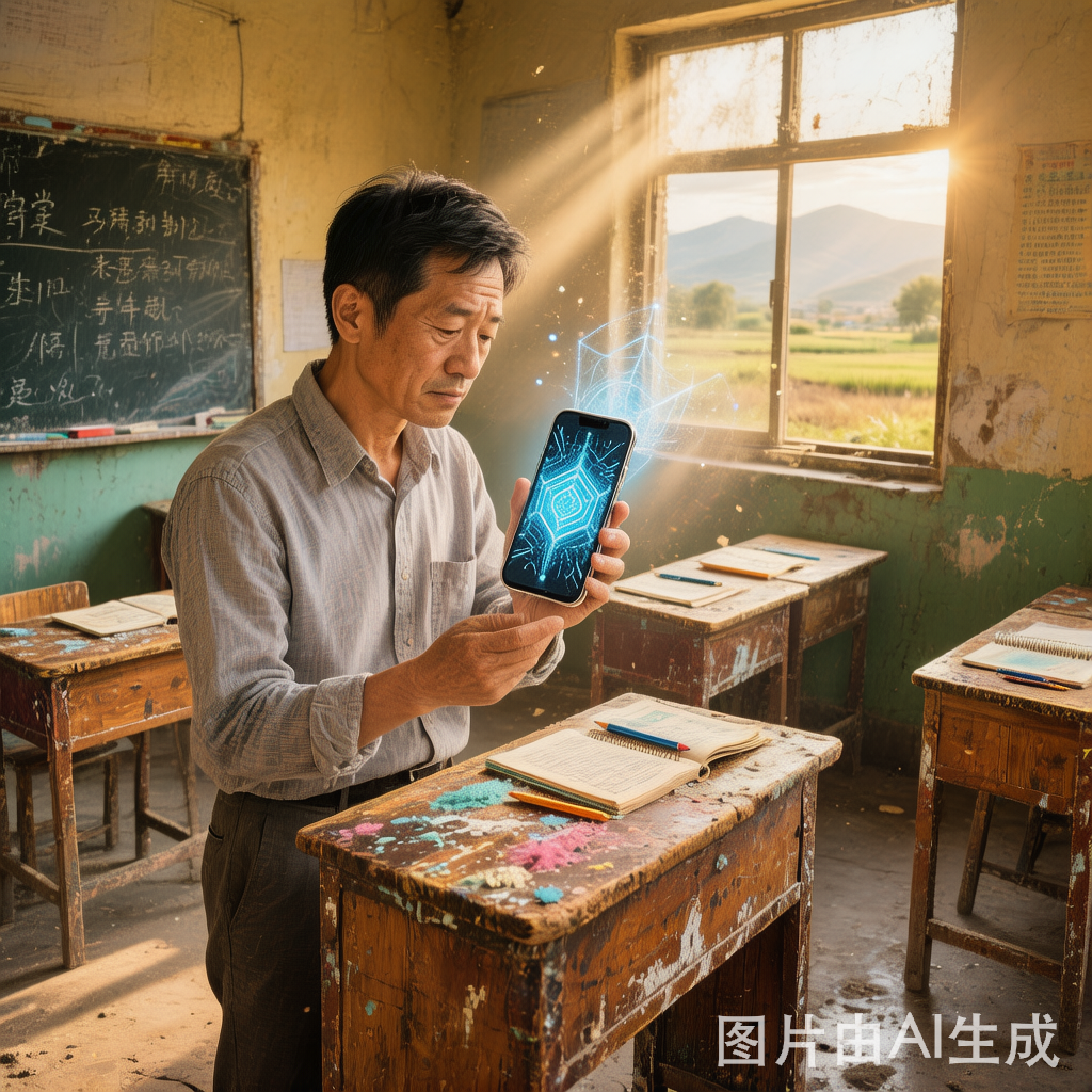我认识一个县城老师，他在DeepSeek面前做了所有人都没做的事